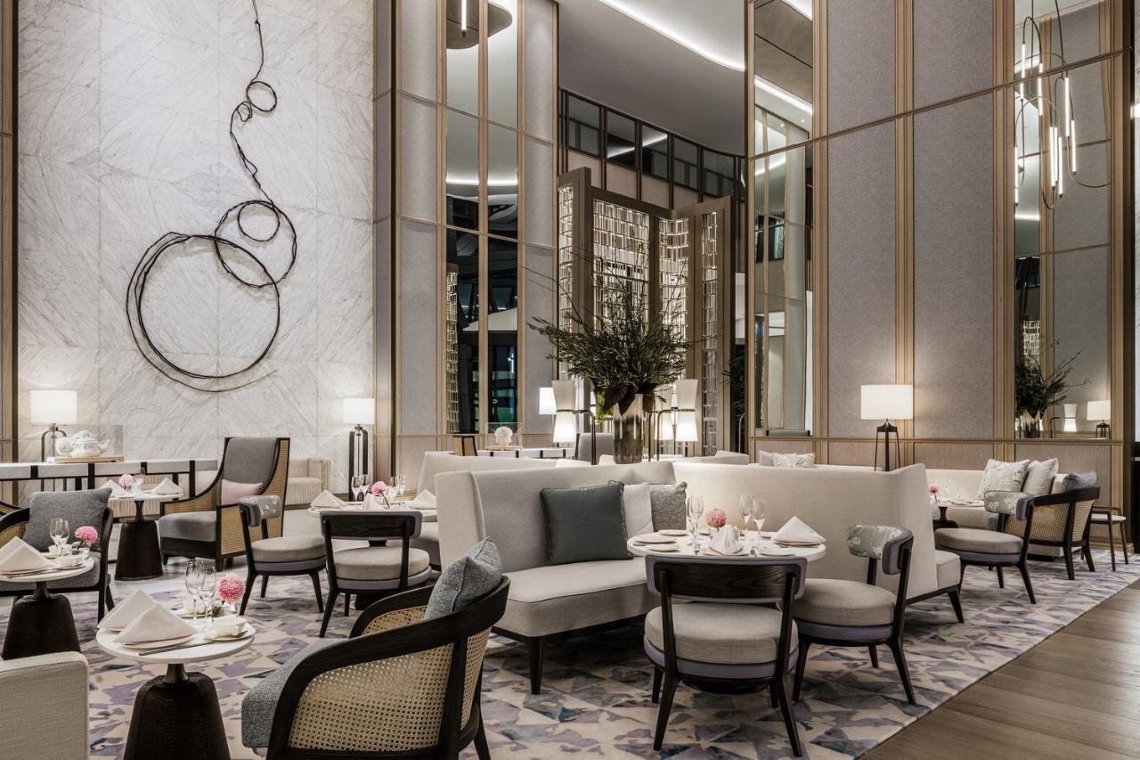 The Langham, Gold Coast And Jewel Residences Exterior foto The restaurant